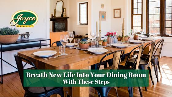 When it comes to interior design, the dining room is the last place you want to slack. Here are some design tips to keep it fresh and inviting.